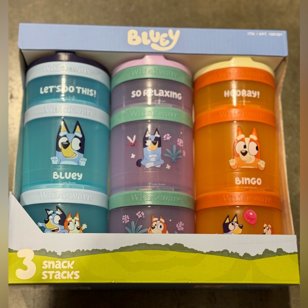 Bluey Whiskware snack container